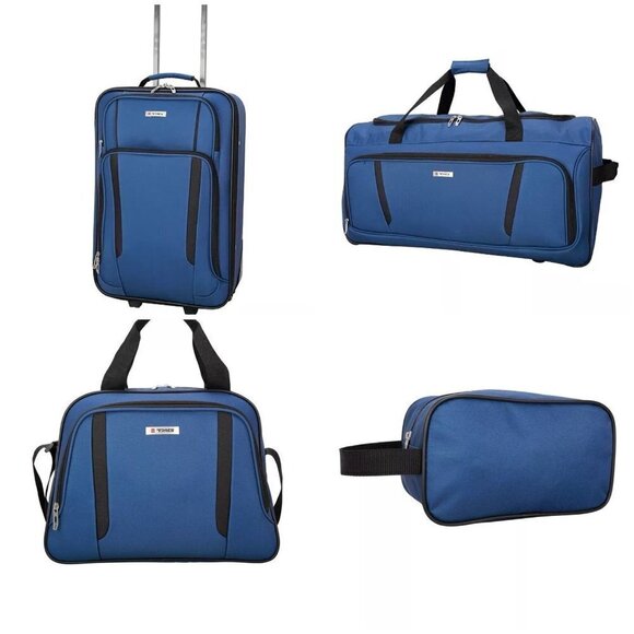 Tag Handbags - TAG Freehold 4-Piece Softside Spinner Softside Luggage Set suitcase carry on